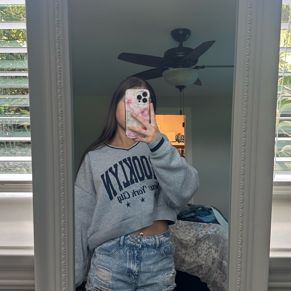 Gray Brooklyn New York City Sweatshirt